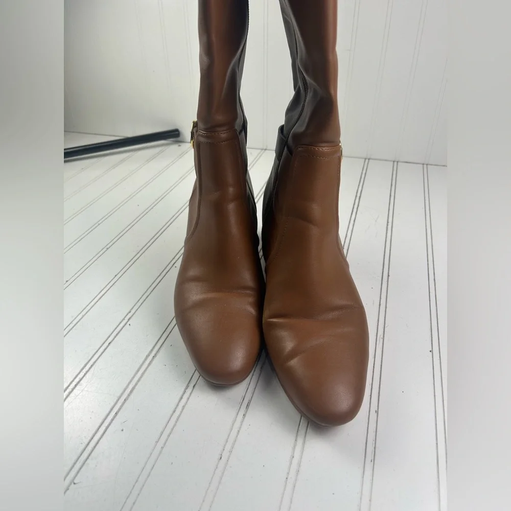 Michael Kors Carmen Faux Leather Tall Riding Boot Women’s Size 10M $375